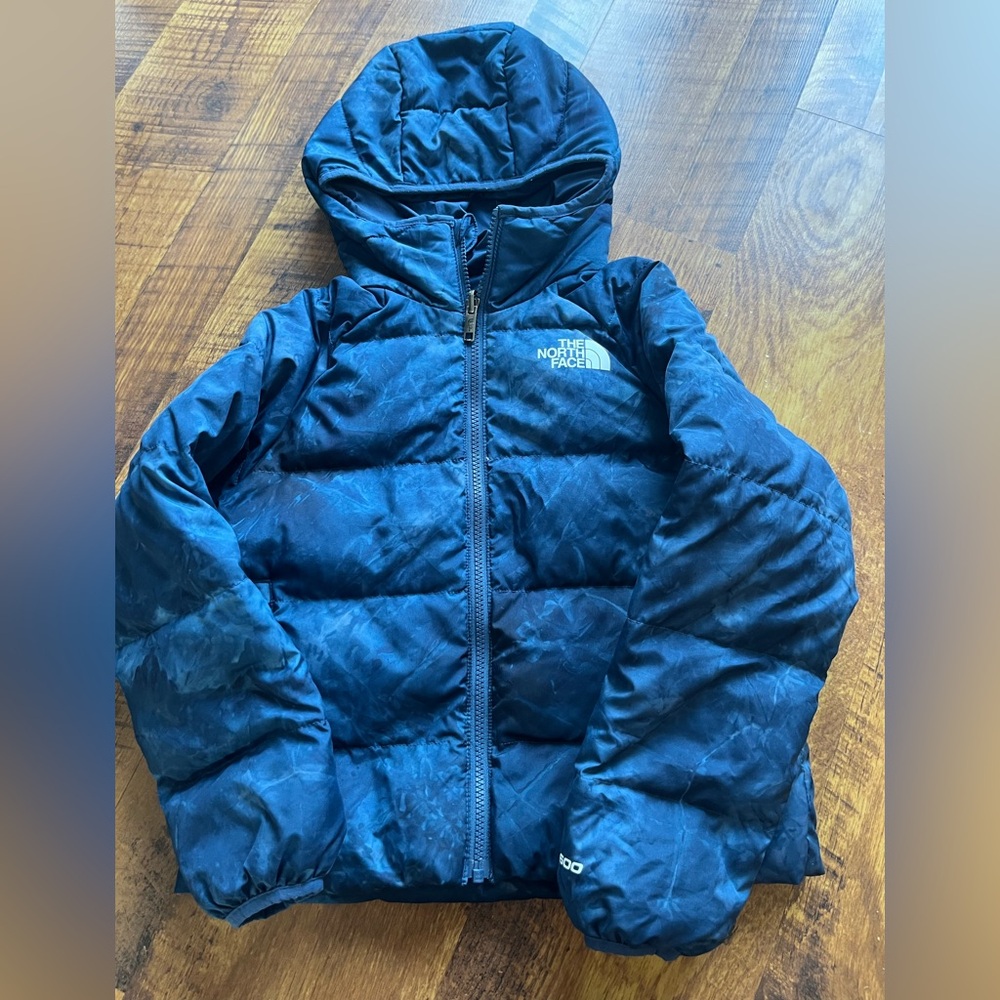 The North Face Kids Blue Puffer Jacket